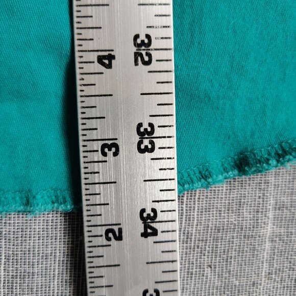 Wrangler Brushpopper Shirt Size XLT Turquoise Solid Pearl Snap Western Yoke - Picture 9 of 10